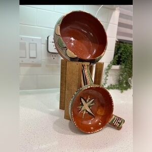 Antique Mexican pottery bowls Gardiel